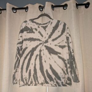 Maurices Gray Tie-Dye Sweatshirt